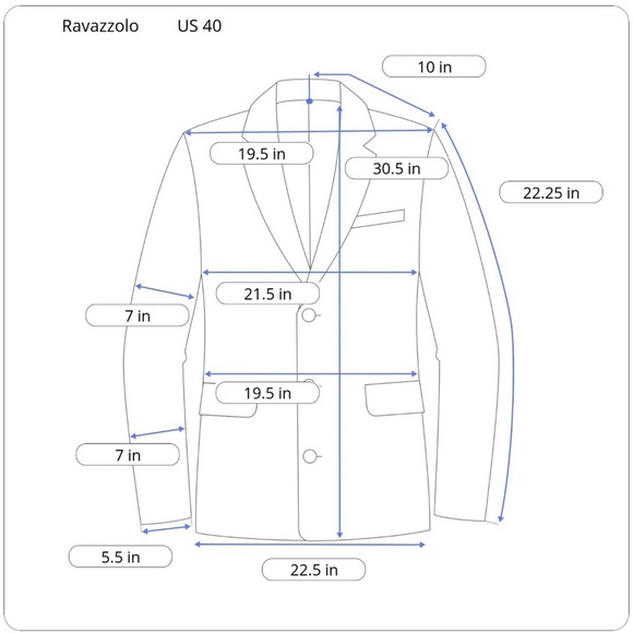 Ravazzolo Italian 3 Piece Navy Suit - Picture 4 of 13